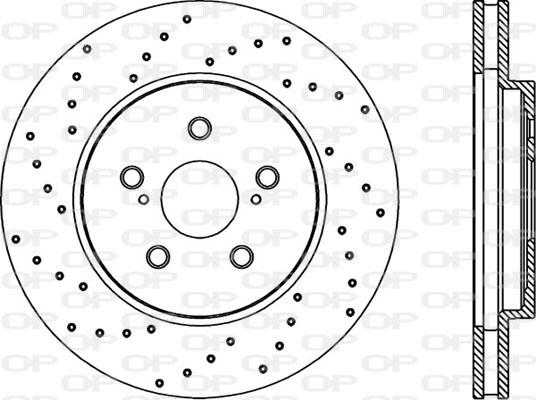 Open Parts BDRS2238.25 - Спирачен диск vvparts.bg