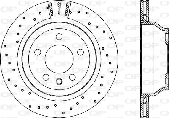 Open Parts BDRS2220.25 - Спирачен диск vvparts.bg