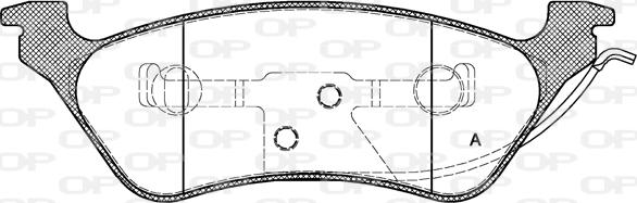 Roulunds Braking 51618682B26 - Комплект спирачно феродо, дискови спирачки vvparts.bg