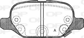 Open Parts BPA0727.32 - Комплект спирачно феродо, дискови спирачки vvparts.bg