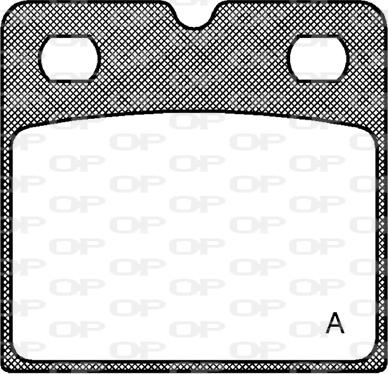 Open Parts BPA1067.00 - Комплект спирачно феродо, дискови спирачки vvparts.bg