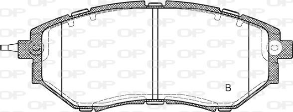 Open Parts BPA1137.02 - Комплект спирачно феродо, дискови спирачки vvparts.bg