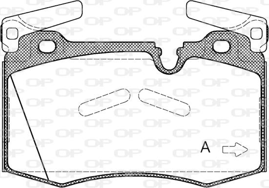 Land Rover LR160069 - Комплект спирачно феродо, дискови спирачки vvparts.bg