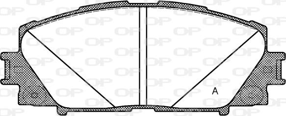 Stellox 000 273-SX - Комплект спирачно феродо, дискови спирачки vvparts.bg