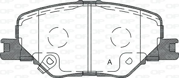 Open Parts BPA1795.02 - Комплект спирачно феродо, дискови спирачки vvparts.bg