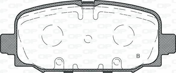 Open Parts BPA1796.02 - Комплект спирачно феродо, дискови спирачки vvparts.bg