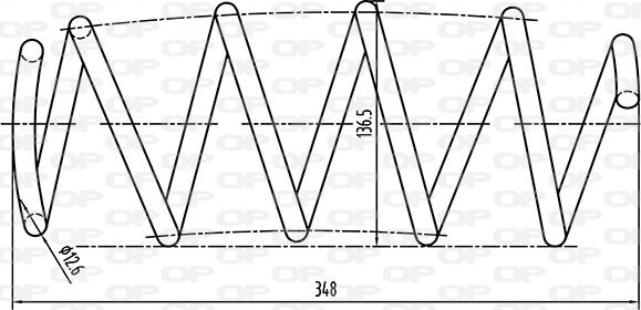 Open Parts CSR9049.00 - Пружина за ходовата част vvparts.bg