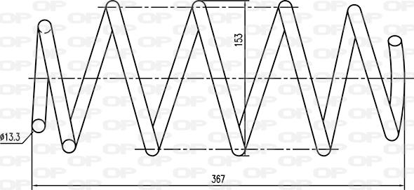 Open Parts CSR9042.00 - Пружина за ходовата част vvparts.bg