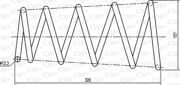 Open Parts CSR9050.00 - Пружина за ходовата част vvparts.bg