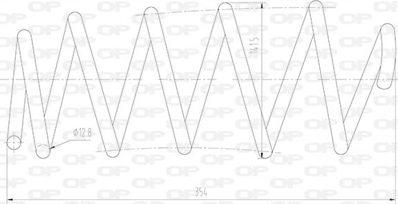 Open Parts CSR9015.00 - Пружина за ходовата част vvparts.bg