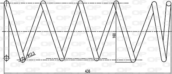 Open Parts CSR9076.00 - Пружина за ходовата част vvparts.bg