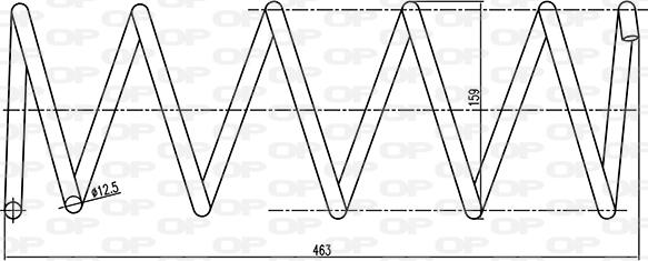 Open Parts CSR9191.00 - Пружина за ходовата част vvparts.bg