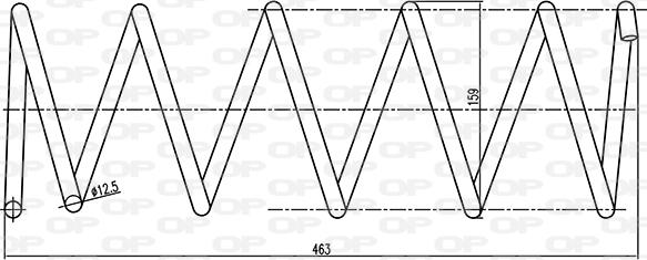 Open Parts CSR9191.02 - Пружина за ходовата част vvparts.bg