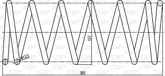 Open Parts CSR9193.00 - Пружина за ходовата част vvparts.bg