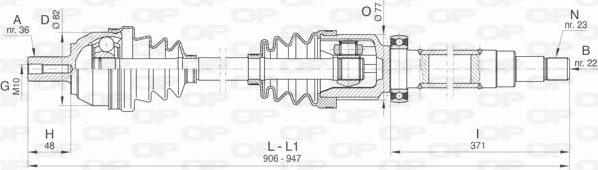 Open Parts DRS6448.00 - Полуоска vvparts.bg