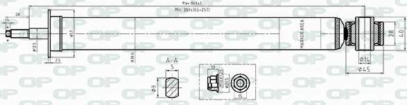 Open Parts SAB8487.32 - Амортисьор vvparts.bg