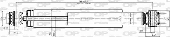 Open Parts SAB8569.32 - Амортисьор vvparts.bg