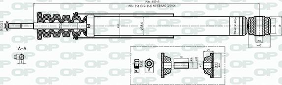 Open Parts SAB8563.32 - Амортисьор vvparts.bg