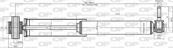 Open Parts SAB8530.32 - Амортисьор vvparts.bg