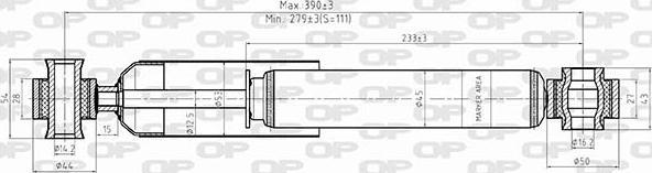 Open Parts SAB8533.32 - Амортисьор vvparts.bg