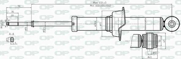 Open Parts SAB8526.32 - Амортисьор vvparts.bg