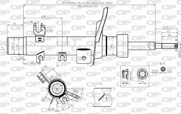 Open Parts SAB8579.31 - Амортисьор vvparts.bg