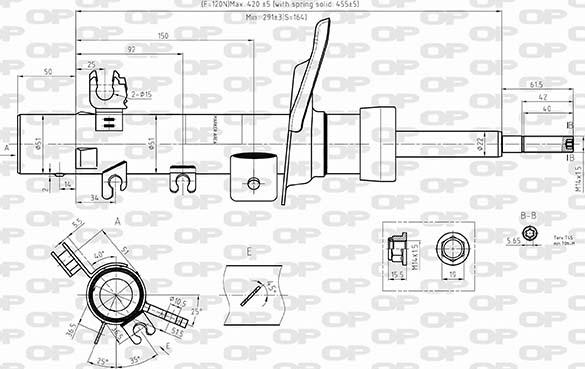 Open Parts SAB8577.31 - Амортисьор vvparts.bg