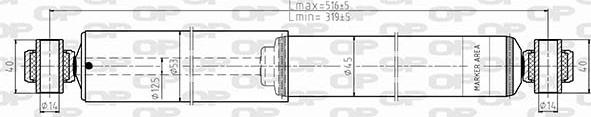 Open Parts SAB8655.32 - Амортисьор vvparts.bg