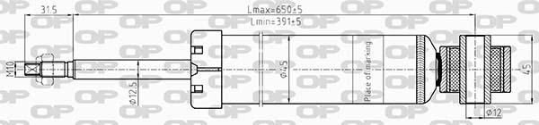 Open Parts SAB8612.32 - Амортисьор vvparts.bg