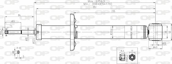 Open Parts SAB8091.32 - Амортисьор vvparts.bg