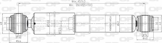 Open Parts SAB8006.32 - Амортисьор vvparts.bg