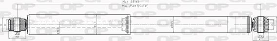 Open Parts SAB8008.32 - Амортисьор vvparts.bg