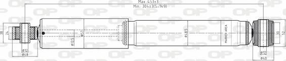 Open Parts SAB8089.32 - Амортисьор vvparts.bg