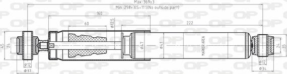 Open Parts SAB8191.32 - Амортисьор vvparts.bg