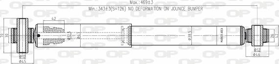 Open Parts SAB8193.32 - Амортисьор vvparts.bg