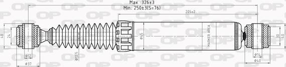 Open Parts SAB8197.32 - Амортисьор vvparts.bg