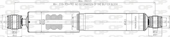 Open Parts SAB8189.32 - Амортисьор vvparts.bg