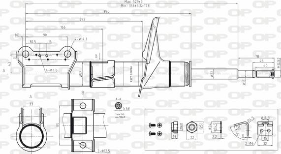 Open Parts SAB8181.31 - Амортисьор vvparts.bg