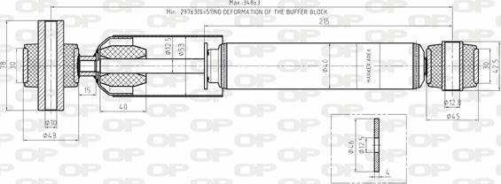 Open Parts SAB8136.32 - Амортисьор vvparts.bg