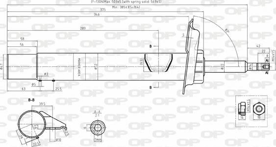 Open Parts SAB8138.31 - Амортисьор vvparts.bg