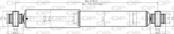 Open Parts SAB8179.32 - Амортисьор vvparts.bg