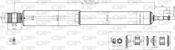 Open Parts SAB8178.32 - Амортисьор vvparts.bg