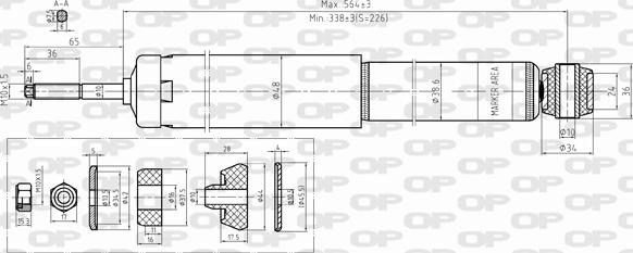 Open Parts SAB8390.32 - Амортисьор vvparts.bg