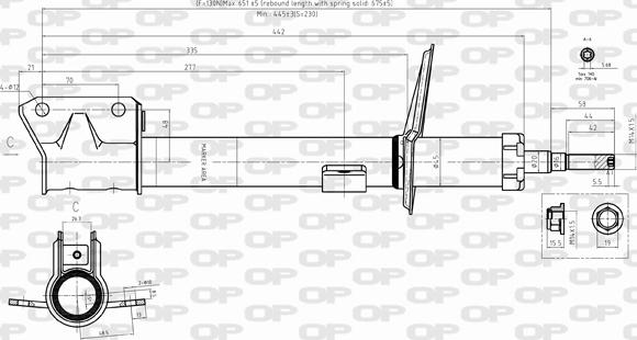 Open Parts SAB8388.32 - Амортисьор vvparts.bg