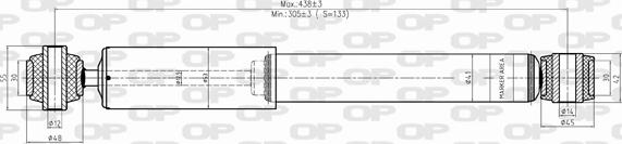 Open Parts SAB8298.32 - Амортисьор vvparts.bg