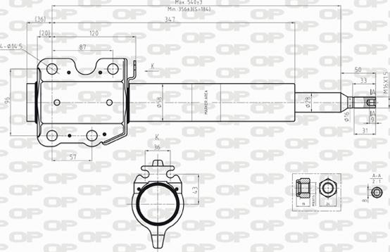 Open Parts SAB8240.31 - Амортисьор vvparts.bg