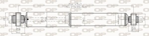 Open Parts SAB8262.32 - Амортисьор vvparts.bg