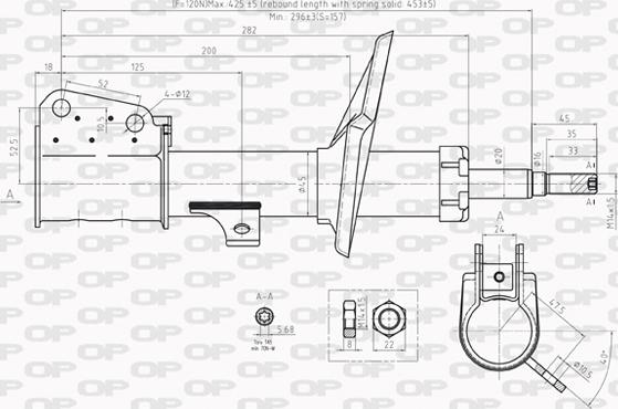 Open Parts SAB8211.31 - Амортисьор vvparts.bg