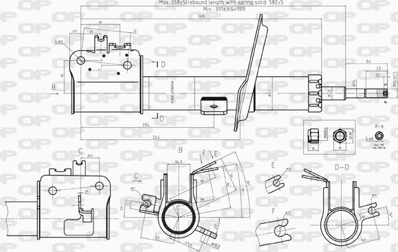 Open Parts SAB8217.31 - Амортисьор vvparts.bg