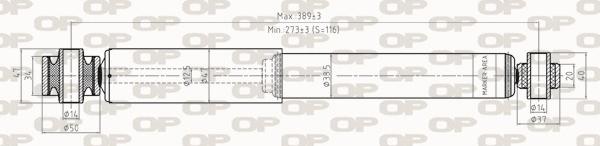 Open Parts SAB8286.32 - Амортисьор vvparts.bg